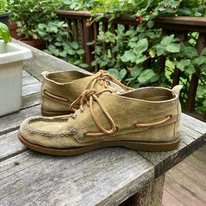 Ankle Suede Olive Green Sperry Topsiders